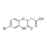 2-(6-Bromo-3-oxo-3,4-dihydro-2H-benzo[b][1,4]oxazin-2-yl)acetic Acid