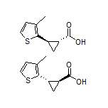 rac-(1R,2R)-2-(3-Methyl-2-thienyl)cyclopropanecarboxylic Acid
