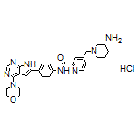 (R)-4-[(3-Amino-1-piperidyl)methyl]-N-[4-(4-morpholino-7H-pyrrolo[2,3-d]pyrimidin-6-yl)phenyl]picolinamide Hydrochloride