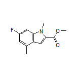 Methyl 6-Fluoro-1,4-dimethylindole-2-carboxylate