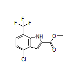Methyl 4-Chloro-7-(trifluoromethyl)indole-2-carboxylate