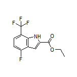 Ethyl 4-Fluoro-7-(trifluoromethyl)indole-2-carboxylate