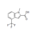 1-Methyl-4-(trifluoromethyl)indole-2-carboxylic Acid