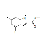 Methyl 4-Fluoro-1,6-dimethylindole-2-carboxylate
