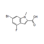 6-Bromo-4-fluoro-1-methylindole-2-carboxylic Acid