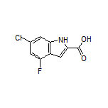 6-Chloro-4-fluoroindole-2-carboxylic Acid