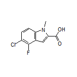 5-Chloro-4-fluoro-1-methylindole-2-carboxylic Acid