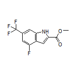 Methyl 4-Fluoro-6-(trifluoromethyl)indole-2-carboxylate