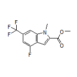 Methyl 4-Fluoro-1-methyl-6-(trifluoromethyl)indole-2-carboxylate
