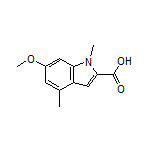 6-Methoxy-1,4-dimethylindole-2-carboxylic Acid