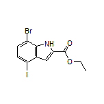 Ethyl 7-Bromo-4-iodoindole-2-carboxylate