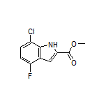 Methyl 7-Chloro-4-fluoroindole-2-carboxylate