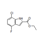 Ethyl 7-Chloro-4-fluoroindole-2-carboxylate
