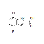7-Chloro-4-fluoroindole-2-carboxylic Acid