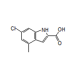 6-Chloro-4-methylindole-2-carboxylic Acid