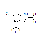 Methyl 6-Chloro-4-(trifluoromethyl)indole-2-carboxylate