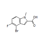 4-Bromo-5-fluoro-1-methylindole-2-carboxylic Acid