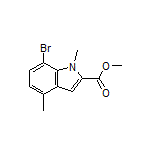 Methyl 7-Bromo-1,4-dimethylindole-2-carboxylate