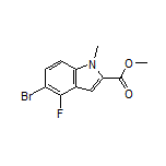 Methyl 5-Bromo-4-fluoro-1-methylindole-2-carboxylate