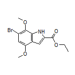 Ethyl 6-Bromo-4,7-dimethoxyindole-2-carboxylate