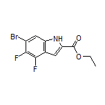 Ethyl 6-Bromo-4,5-difluoroindole-2-carboxylate