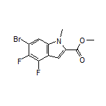 Methyl 6-Bromo-4,5-difluoro-1-methylindole-2-carboxylate