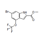 Methyl 6-Bromo-4-(trifluoromethoxy)indole-2-carboxylate