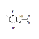 Methyl 4-Bromo-7-fluoro-6-methylindole-2-carboxylate