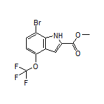 Methyl 7-Bromo-4-(trifluoromethoxy)indole-2-carboxylate