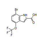 7-Bromo-4-(trifluoromethoxy)indole-2-carboxylic Acid