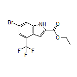 Ethyl 6-Bromo-4-(trifluoromethyl)indole-2-carboxylate