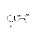 4-Fluoro-7-iodoindole-2-carboxylic Acid