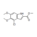Methyl 4-Chloro-5,6-dimethoxyindole-2-carboxylate