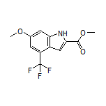 Methyl 6-Methoxy-4-(trifluoromethyl)indole-2-carboxylate