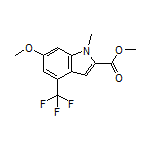 Methyl 6-Methoxy-1-methyl-4-(trifluoromethyl)indole-2-carboxylate