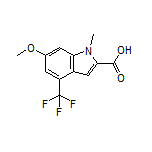 6-Methoxy-1-methyl-4-(trifluoromethyl)indole-2-carboxylic Acid