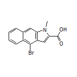 4-Bromo-1-methyl-1H-benzo[f]indole-2-carboxylic Acid