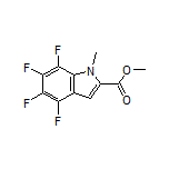 Methyl 4,5,6,7-Tetrafluoro-1-methylindole-2-carboxylate