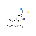 4-Fluoro-3H-benzo[e]indole-2-carboxylic Acid