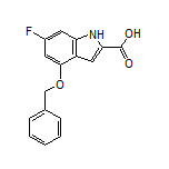 4-(Benzyloxy)-6-fluoroindole-2-carboxylic Acid