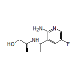 (2S)-2-[[1-(2-Amino-5-fluoro-3-pyridyl)ethyl]amino]-1-propanol