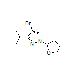 4-Bromo-3-isopropyl-1-(2-tetrahydrofuryl)-1H-pyrazole