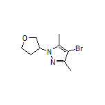 4-Bromo-3,5-dimethyl-1-(tetrahydrofuran-3-yl)pyrazole