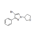 4-Bromo-3-phenyl-1-(tetrahydrofuran-3-yl)pyrazole