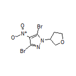 3,5-Dibromo-4-nitro-1-(tetrahydrofuran-3-yl)pyrazole