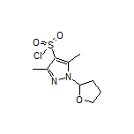 3,5-Dimethyl-1-(2-tetrahydrofuryl)-1H-pyrazole-4-sulfonyl chloride