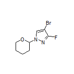 4-Bromo-3-fluoro-1-(tetrahydro-2H-pyran-2-yl)pyrazole
