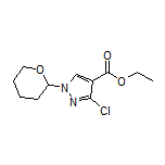 Ethyl 3-Chloro-1-(tetrahydro-2H-pyran-2-yl)pyrazole-4-carboxylate