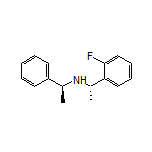 (S)-1-(2-Fluorophenyl)-N-[(S)-1-phenylethyl]ethanamine