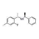 (S)-1-(2-Fluoro-4-methylphenyl)-N-[(S)-1-phenylethyl]ethanamine